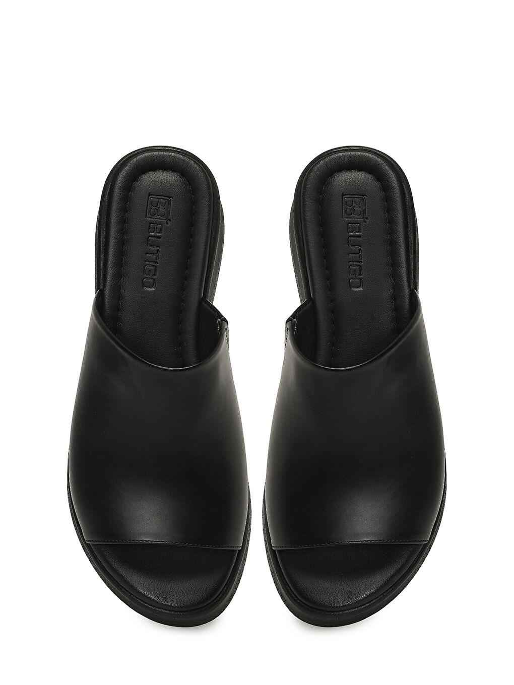 26S-3014 6FX Siyah Kadın Terlik-3