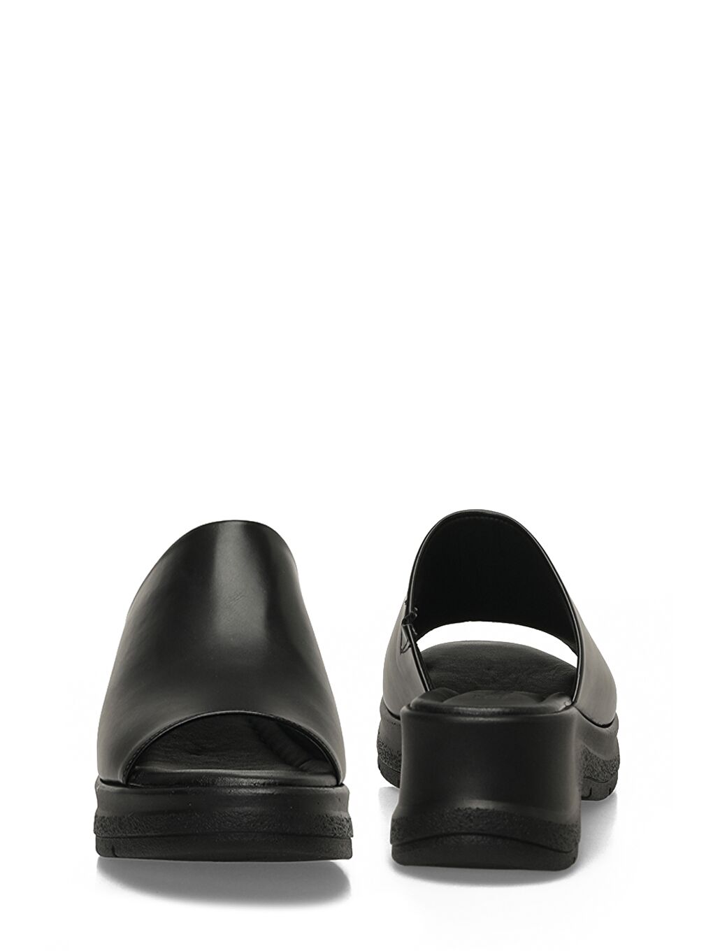 26S-3014 6FX Siyah Kadın Terlik-4