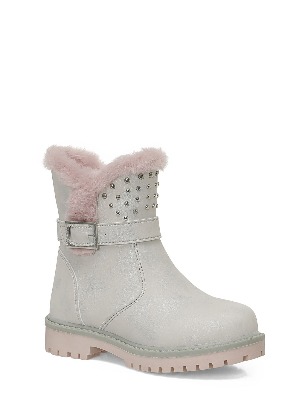 Gri DUPSA P 5PR Gümüş Kız Çocuk Bot-1