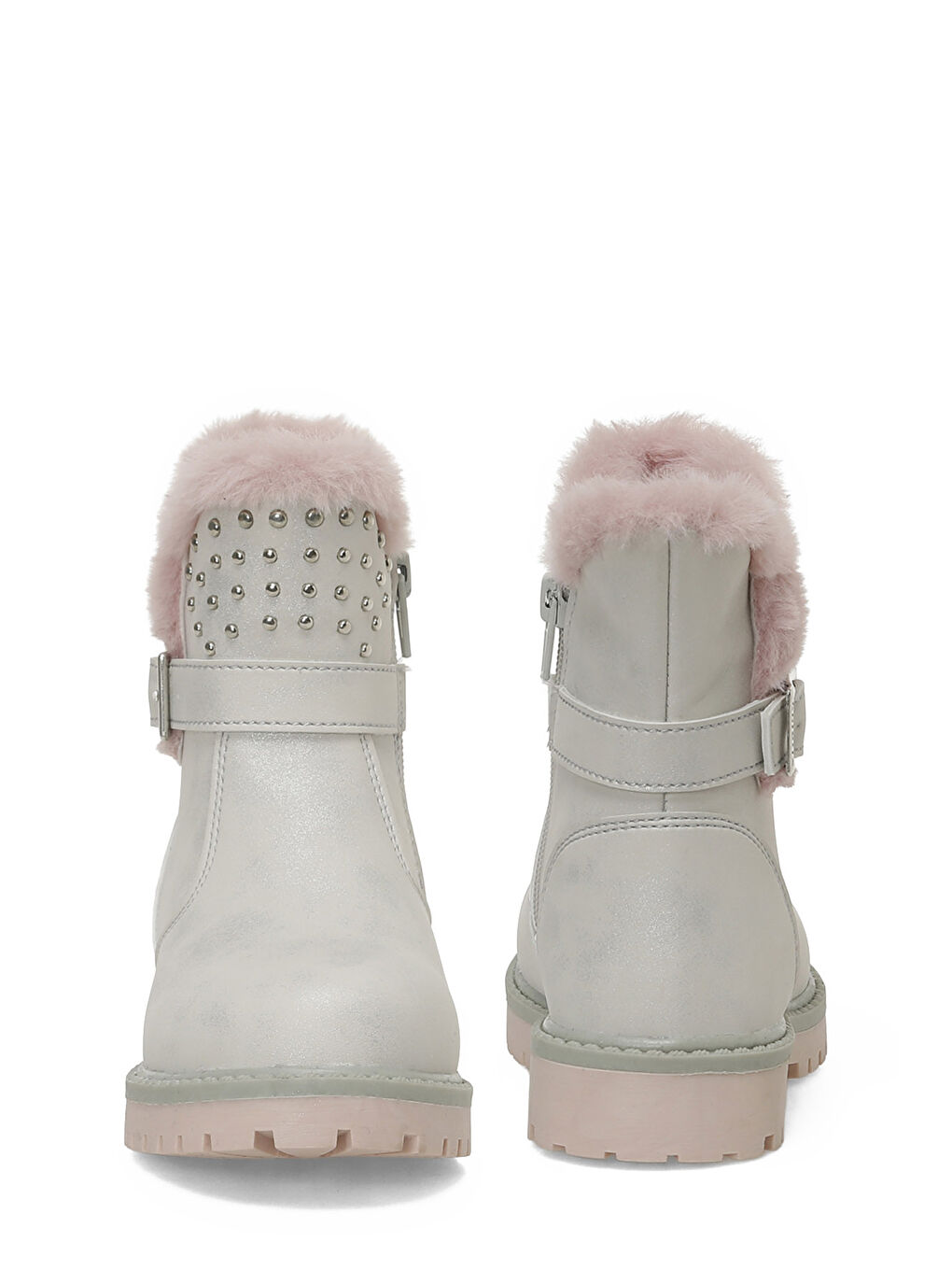 Gri DUPSA P 5PR Gümüş Kız Çocuk Bot-4