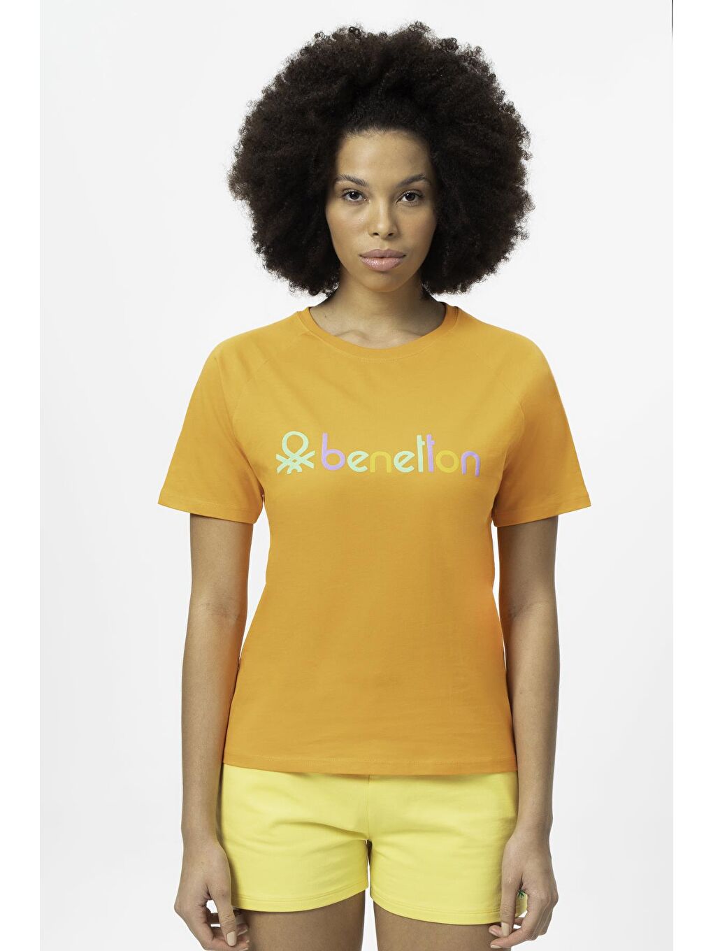 Turuncu Kadın Tshirt-3