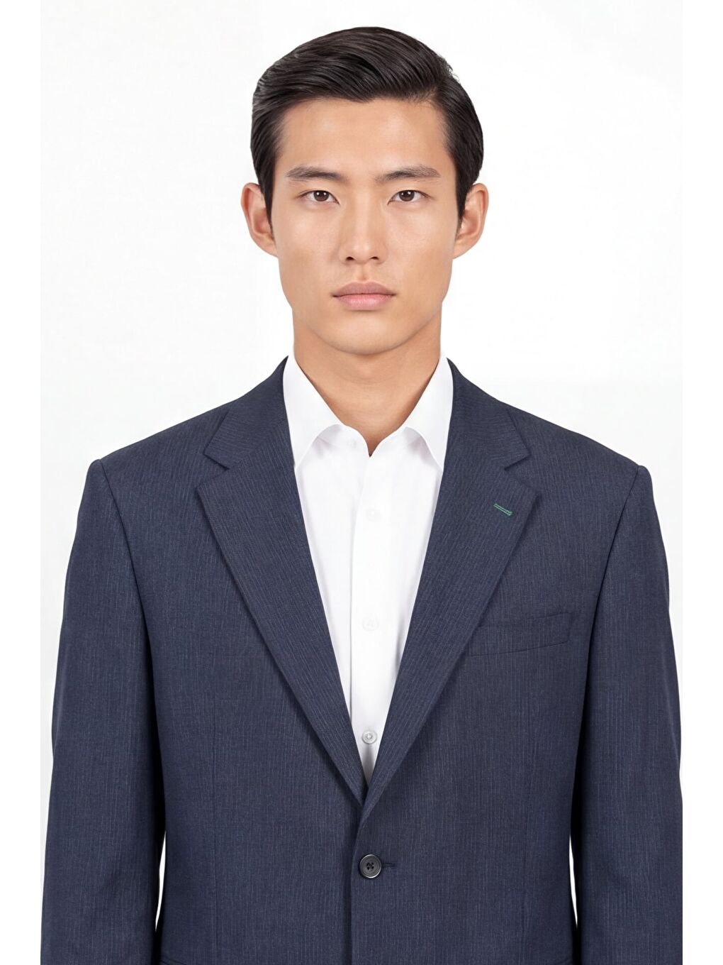 Giotelli Erkek Lacivert Dar Kesim Slim Fit Viskon Dokuma Normal Bel 6 Drop Takım Elbise-3