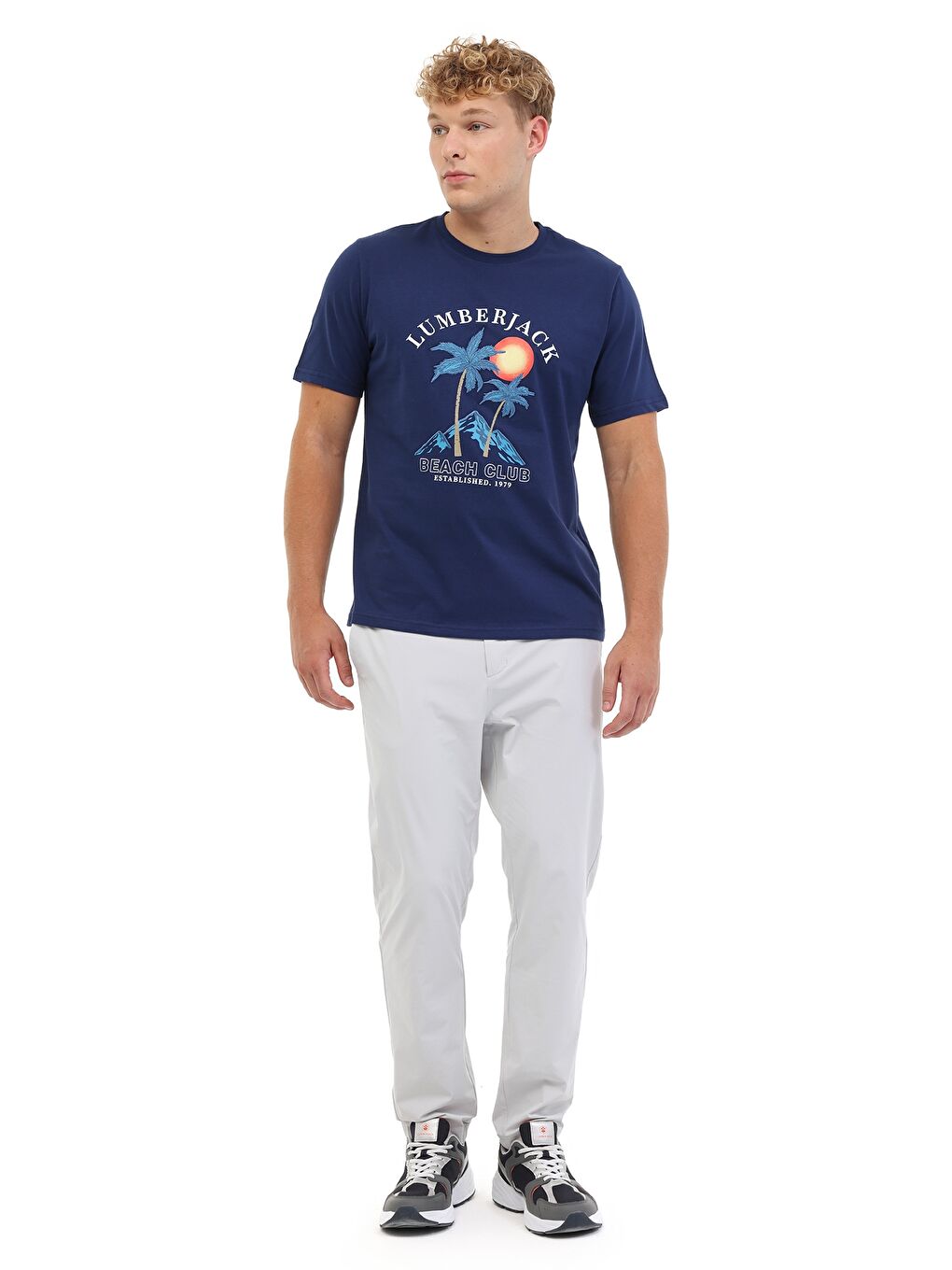 Gri ML MEK F5272M 5FX Taş Rengi Erkek Pantolon-2