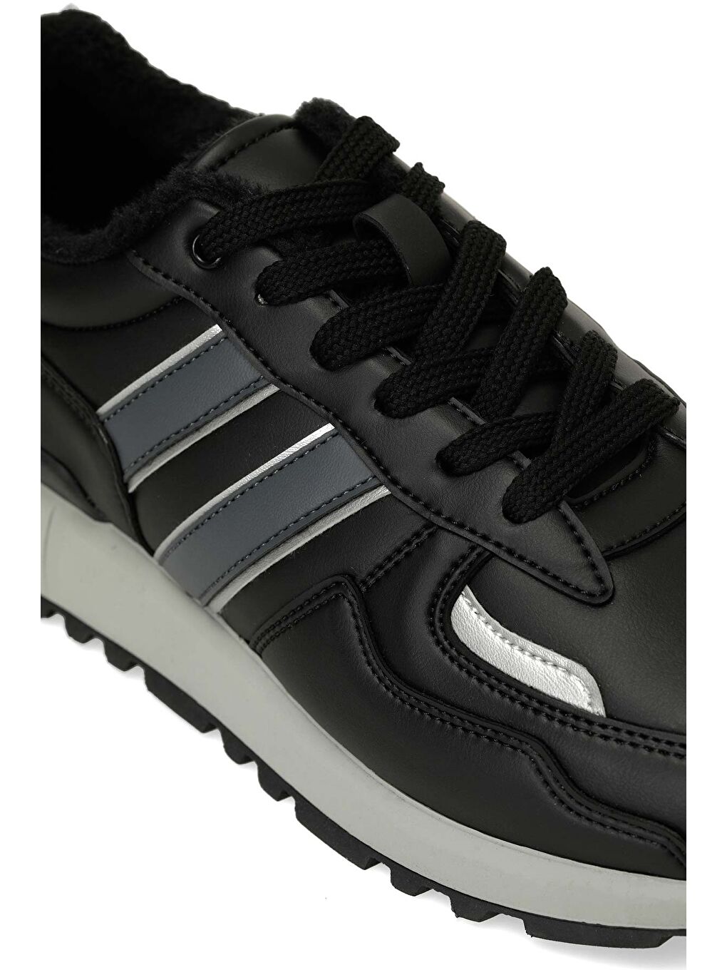 FUJID SLV KRK 4PR Siyah Erkek Spor Ayakkabı-6