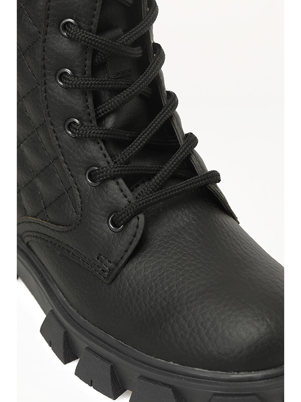 CONTE F 5PR Siyah Kız Çocuk Worker Bot-6