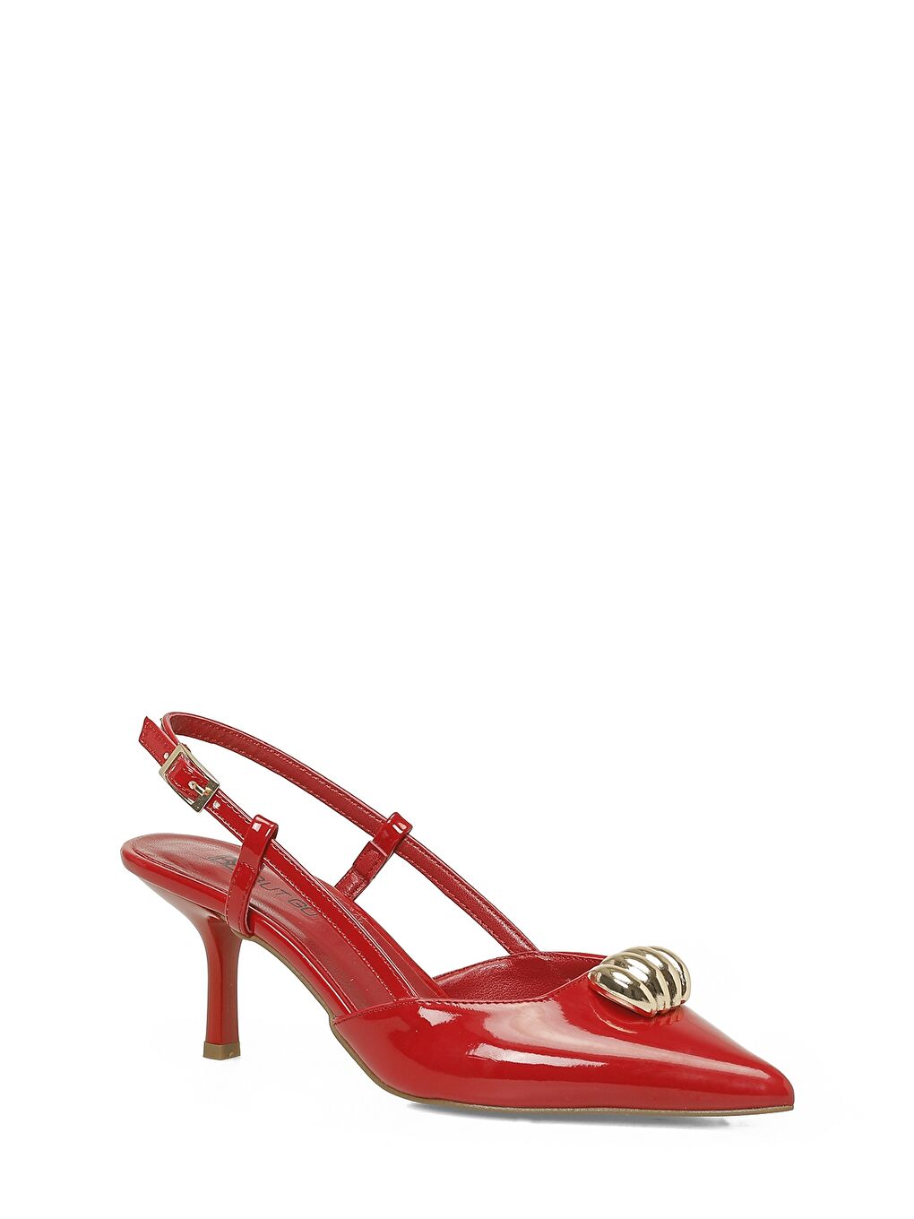 26S-039 6FX Kırmızı Kadın Topuklu Ayakkabı-1