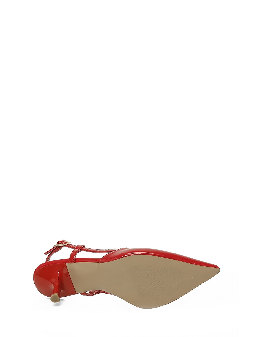 26S-039 6FX Kırmızı Kadın Topuklu Ayakkabı-5