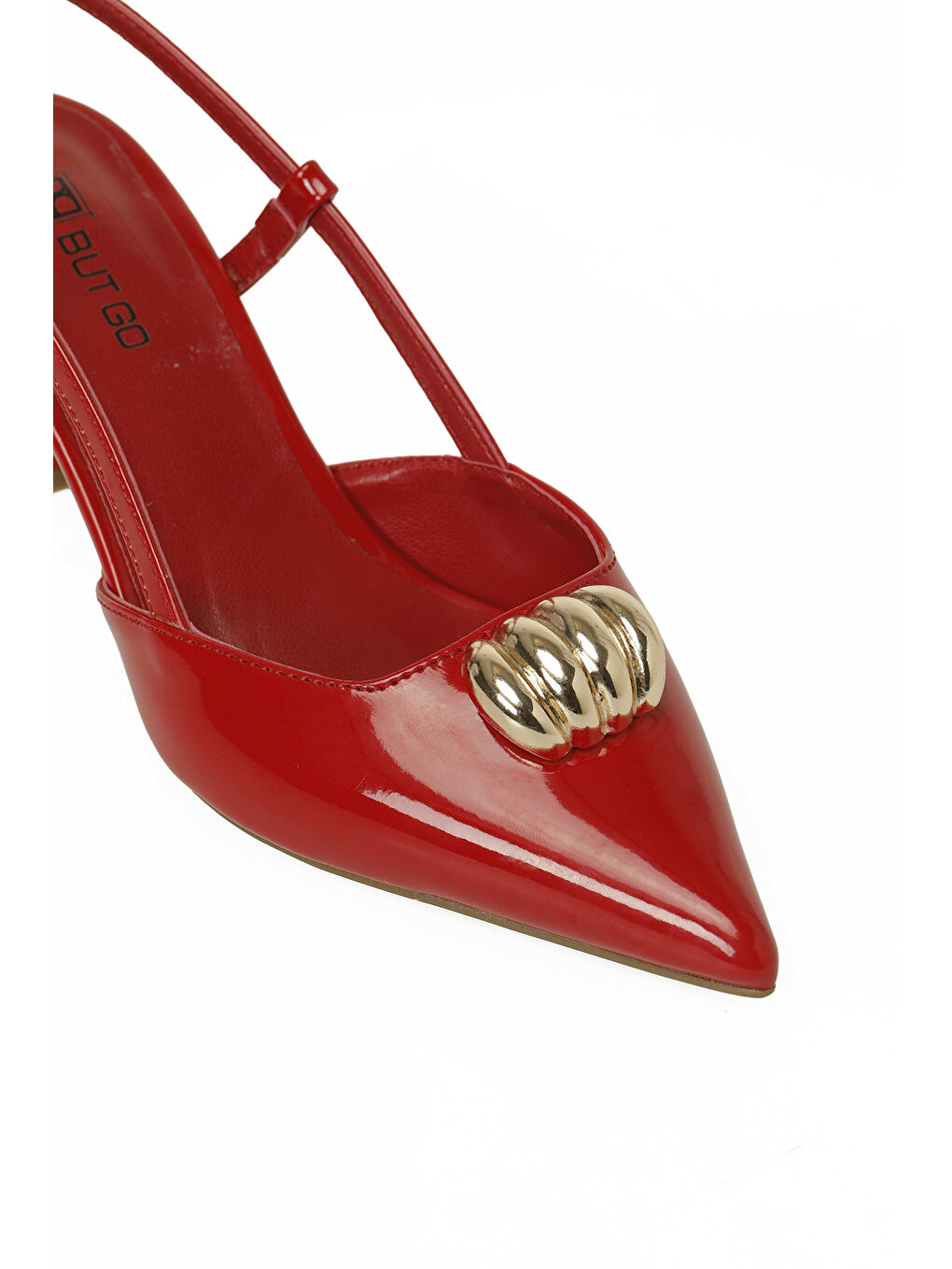 26S-039 6FX Kırmızı Kadın Topuklu Ayakkabı-6