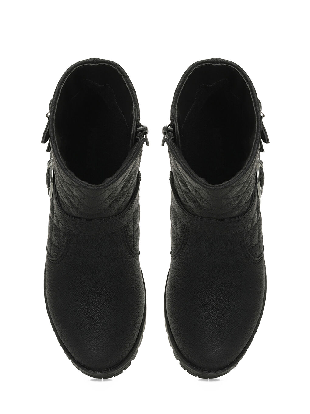 NAOMI HI 4PR Siyah Kadın Biker Bot-3