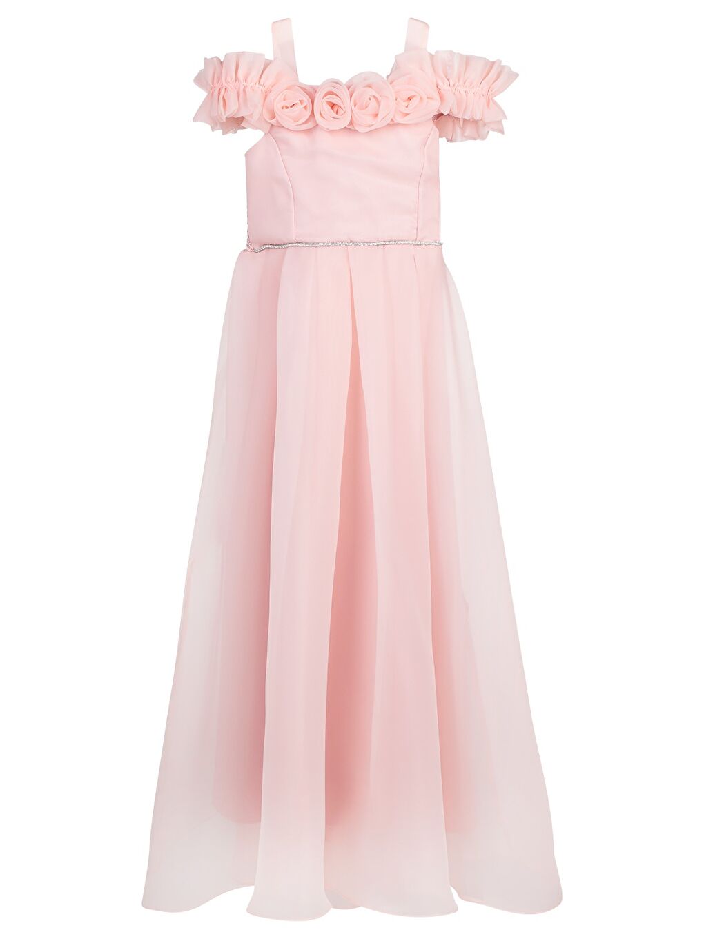 Pembe Girls 6-14 Yaş Abiye - Pudra 14-15 Yaş