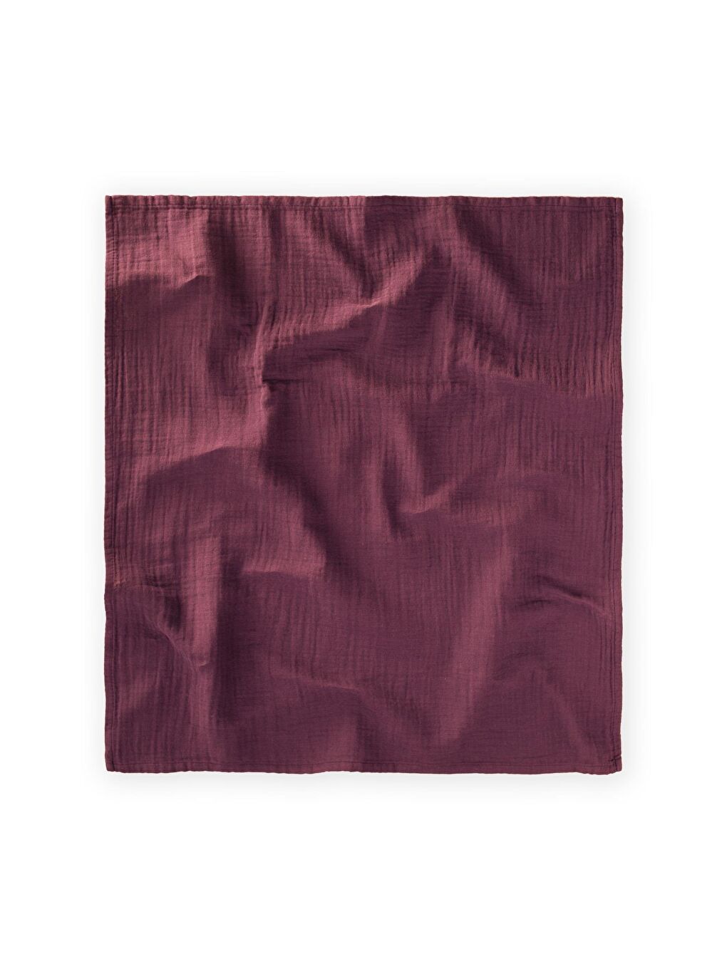Düz Müslin Battaniye 90X100 Cm Bordo-1