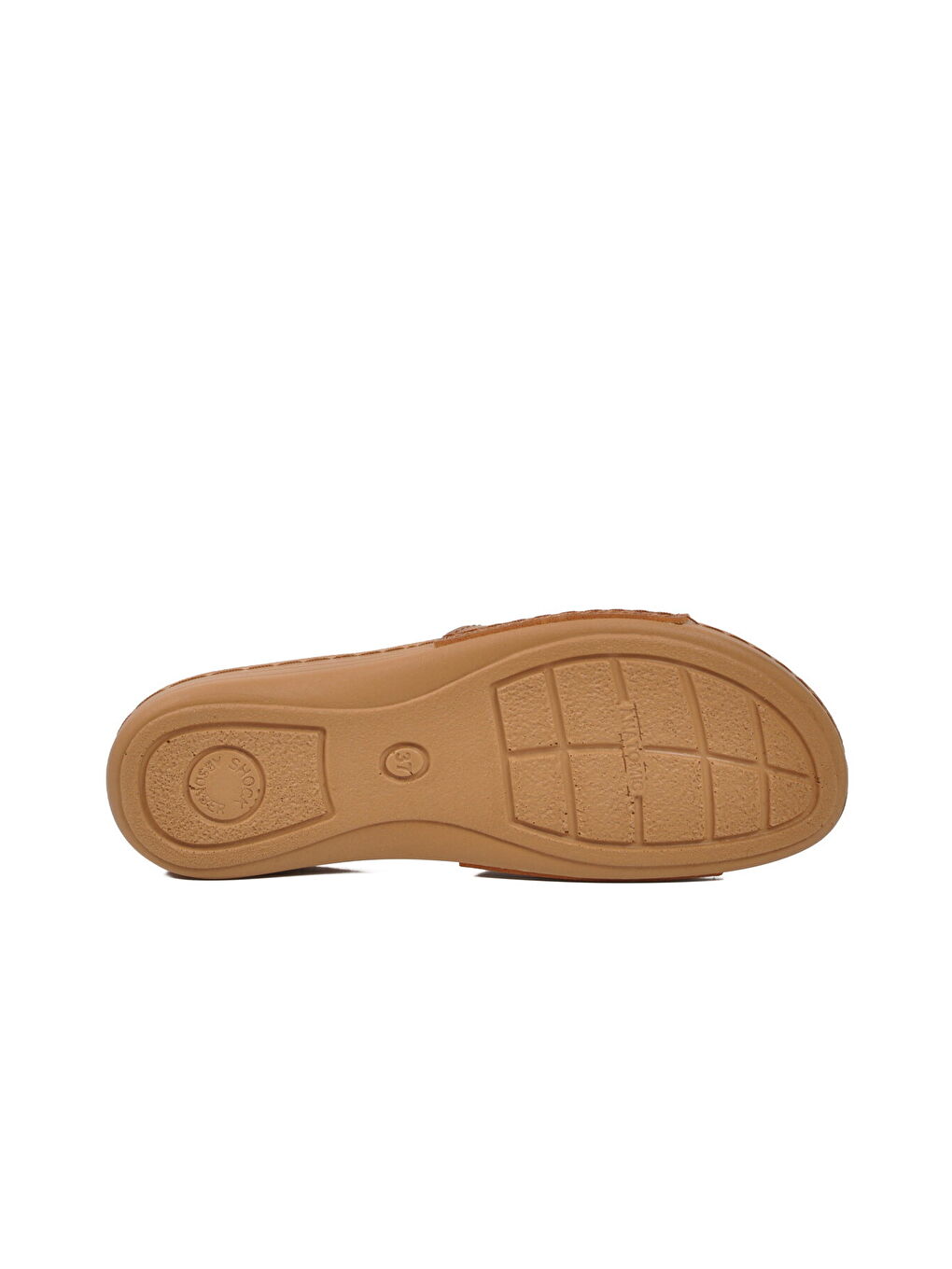 Kahverengi Taba Hafif Anatomik Jel Taban Kadın Terlik 11-367 Z-4