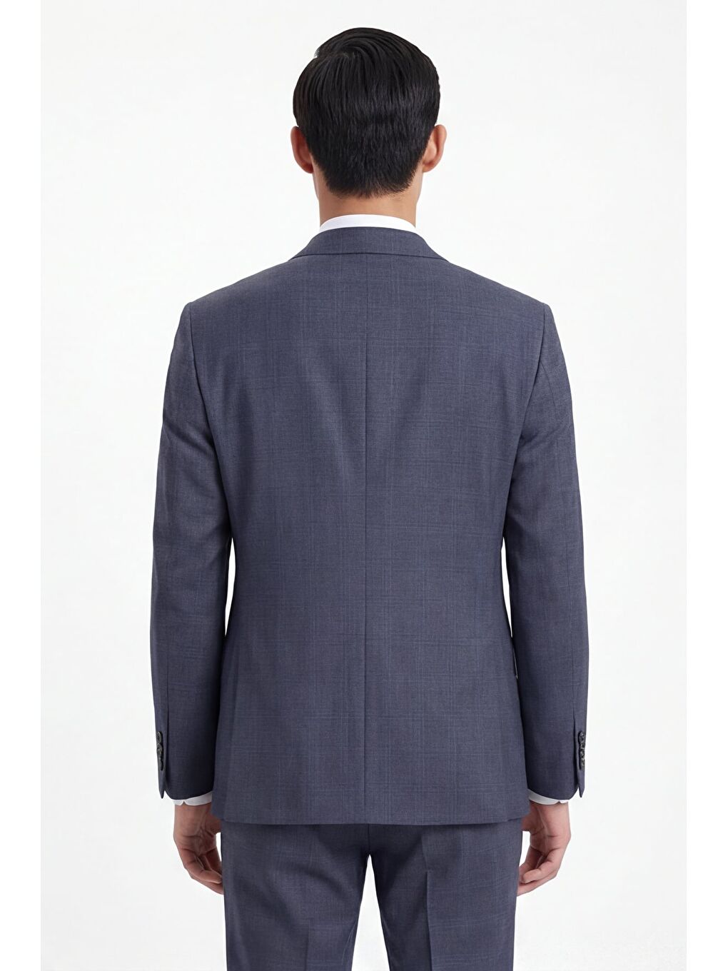 Giotelli Erkek Antrasit Dar Kesim Slim Fit Yünlü Dokuma Normal Bel 4 Drop Takım Elbise-3