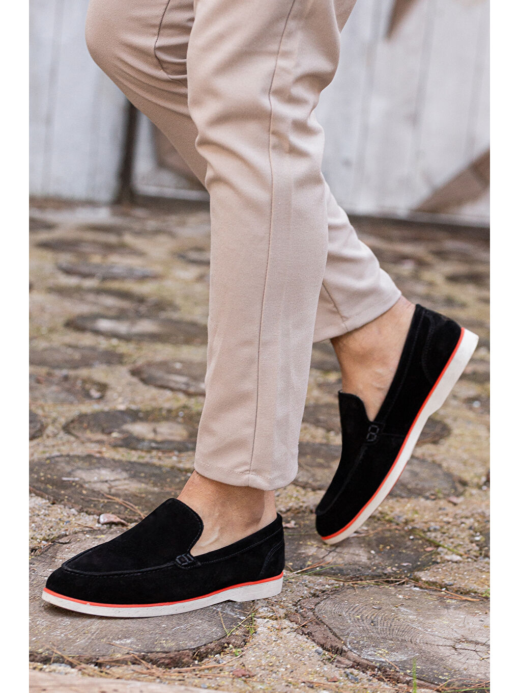 Siyah D0306 Günlük Ortopedik Hakiki Deri Erkek Casual Ayakkabı