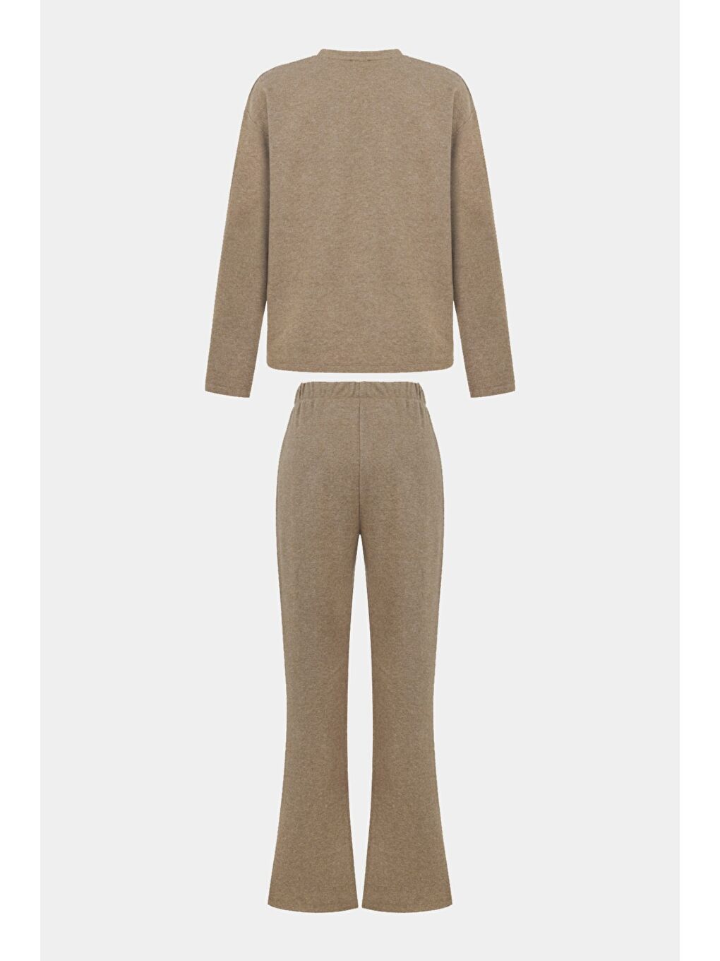 Bej Kadın Kazak Pantolon Takım