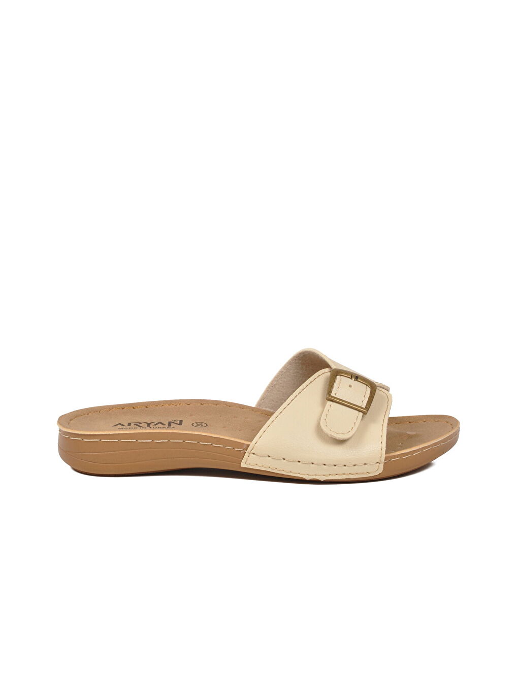 Bej Hafif Anatomik Kadın Terlik 11-113-1