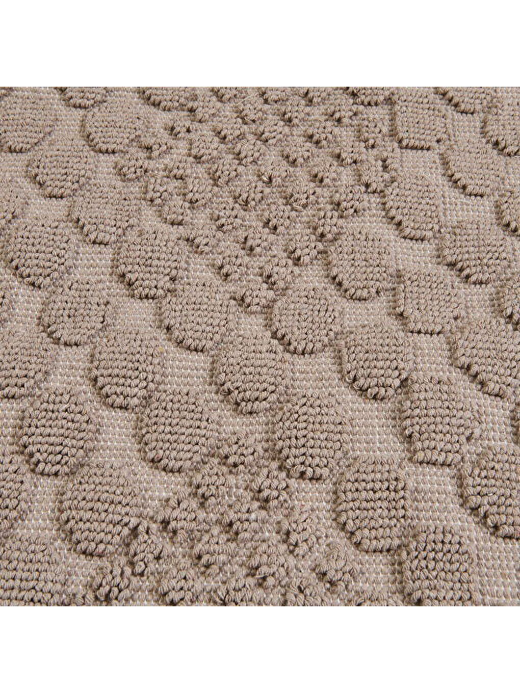 Soft Kağan 2'li Banyo Paspası - Bej - 60x100 cm + 50x60 cm-1