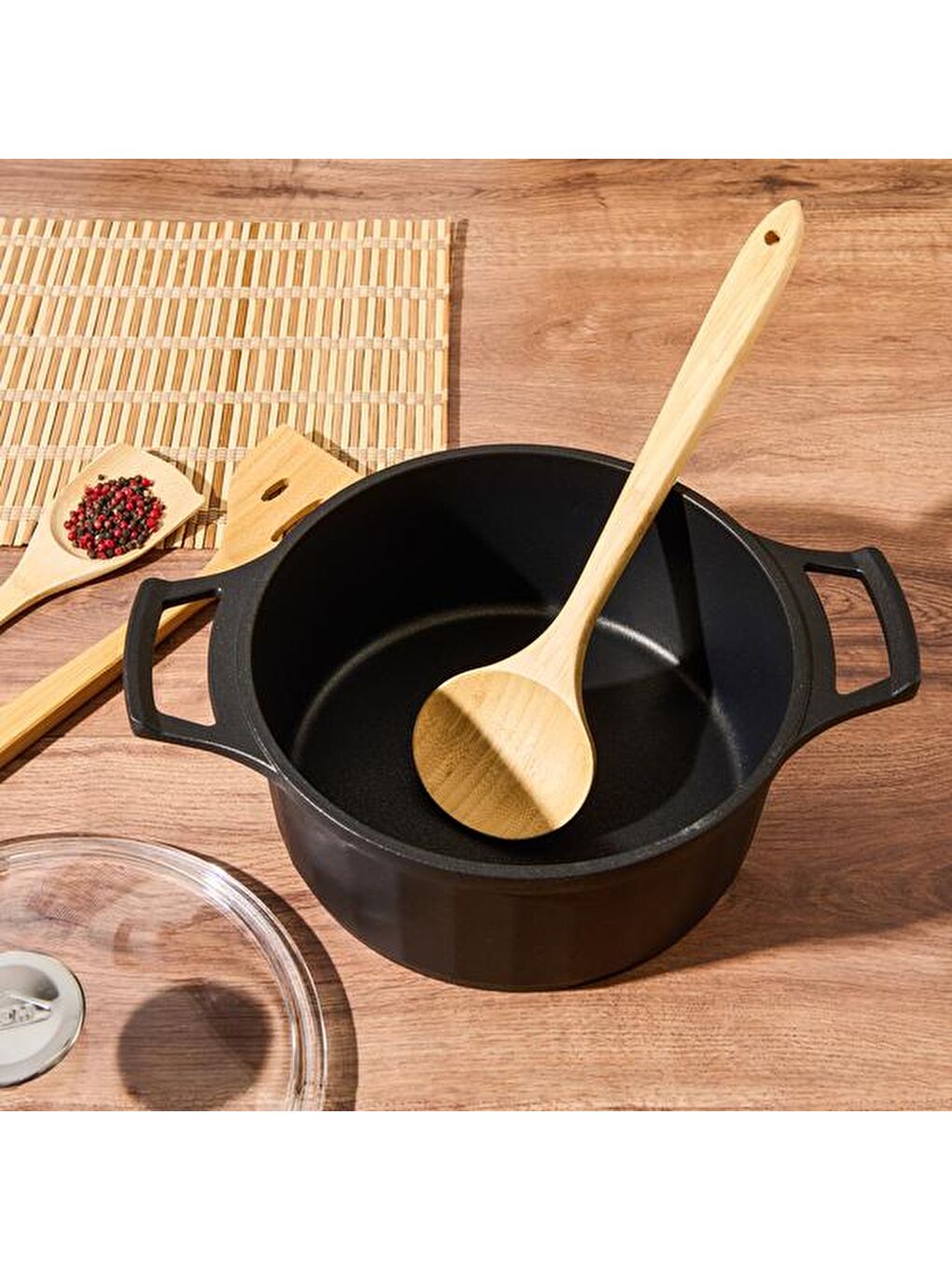 Fusilli Kepçe - Kahverengi