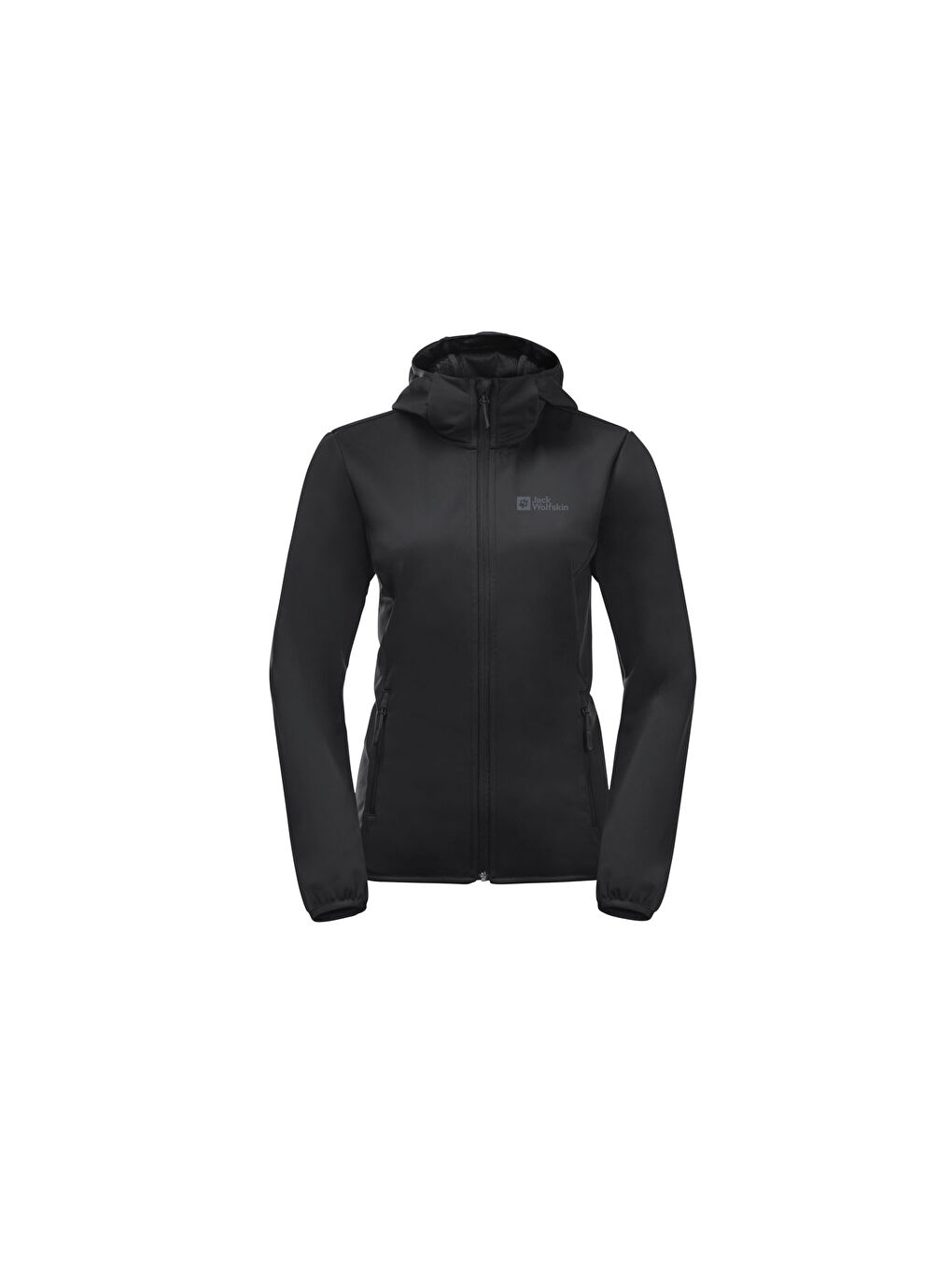 Windhain Hoody Kadın Siyah Softshell-1