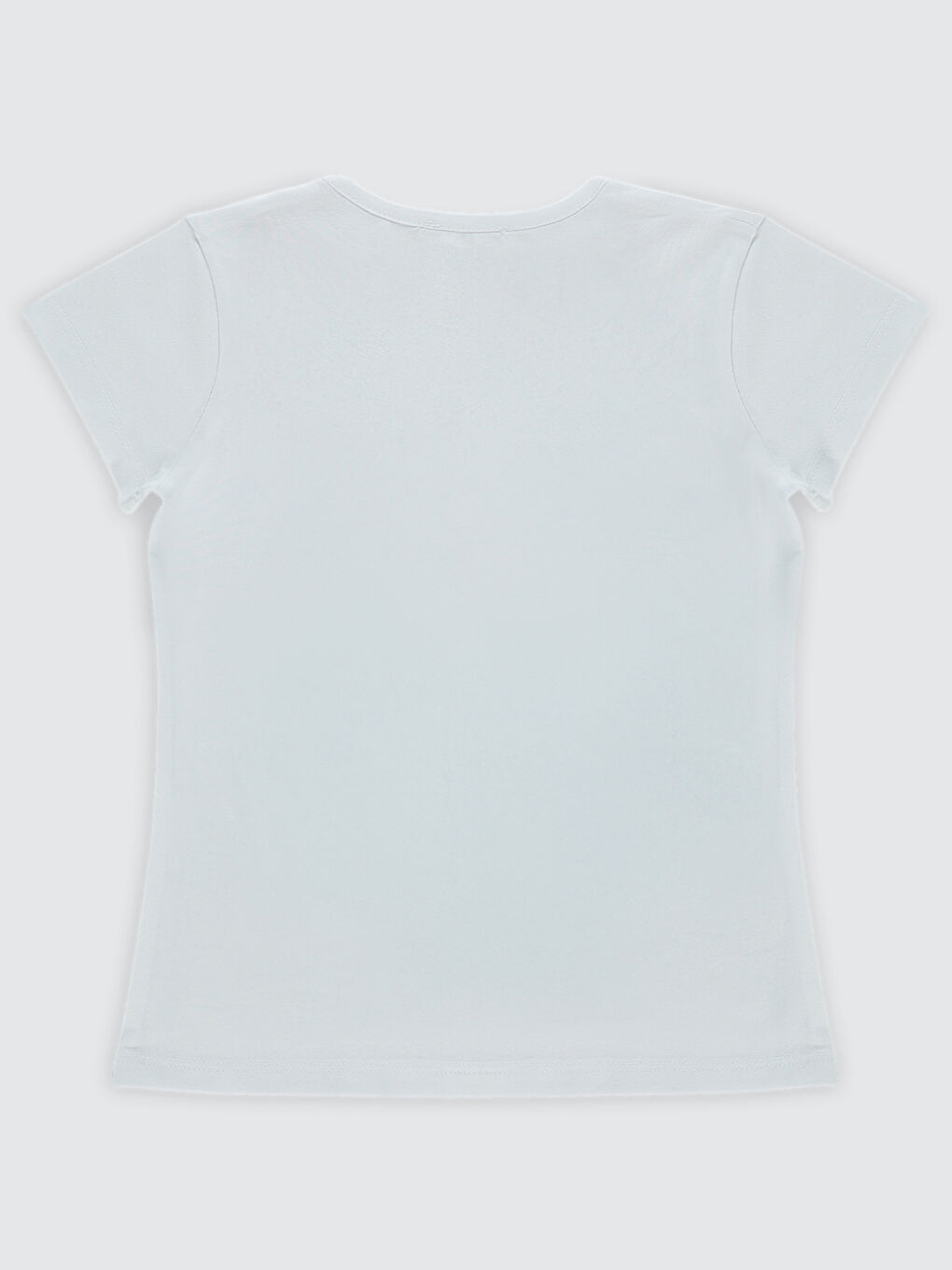 Girls Kız Çocuk Tişört 6-9 Yaş Beyaz-1