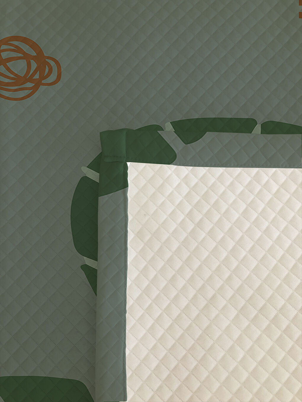 Karışık Zebra  Desenli Çocuk Pike Takımı - 160x220 Cm Pike 50x70 Cm Yastık Kılıfı-1