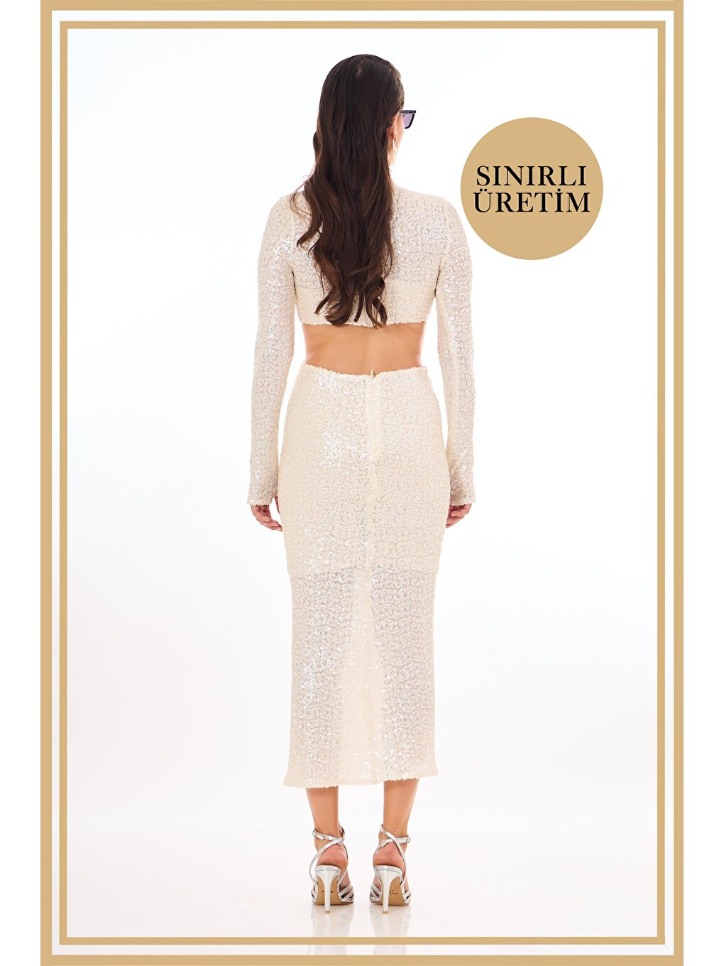 Limited Edition | Kate Beyaz Midi Takım-4