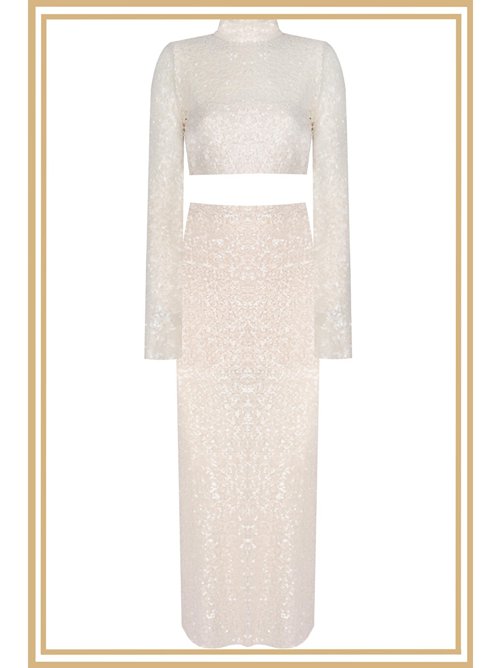 Limited Edition | Kate Beyaz Midi Takım-5