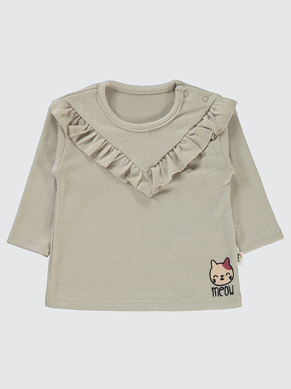 Civil Baby Kız Bebek Sweatshirt 6-18 Ay Bej