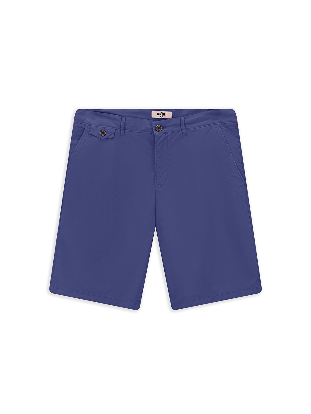 Lacivert Regular Fit Pamuklu Bermuda Şort-5