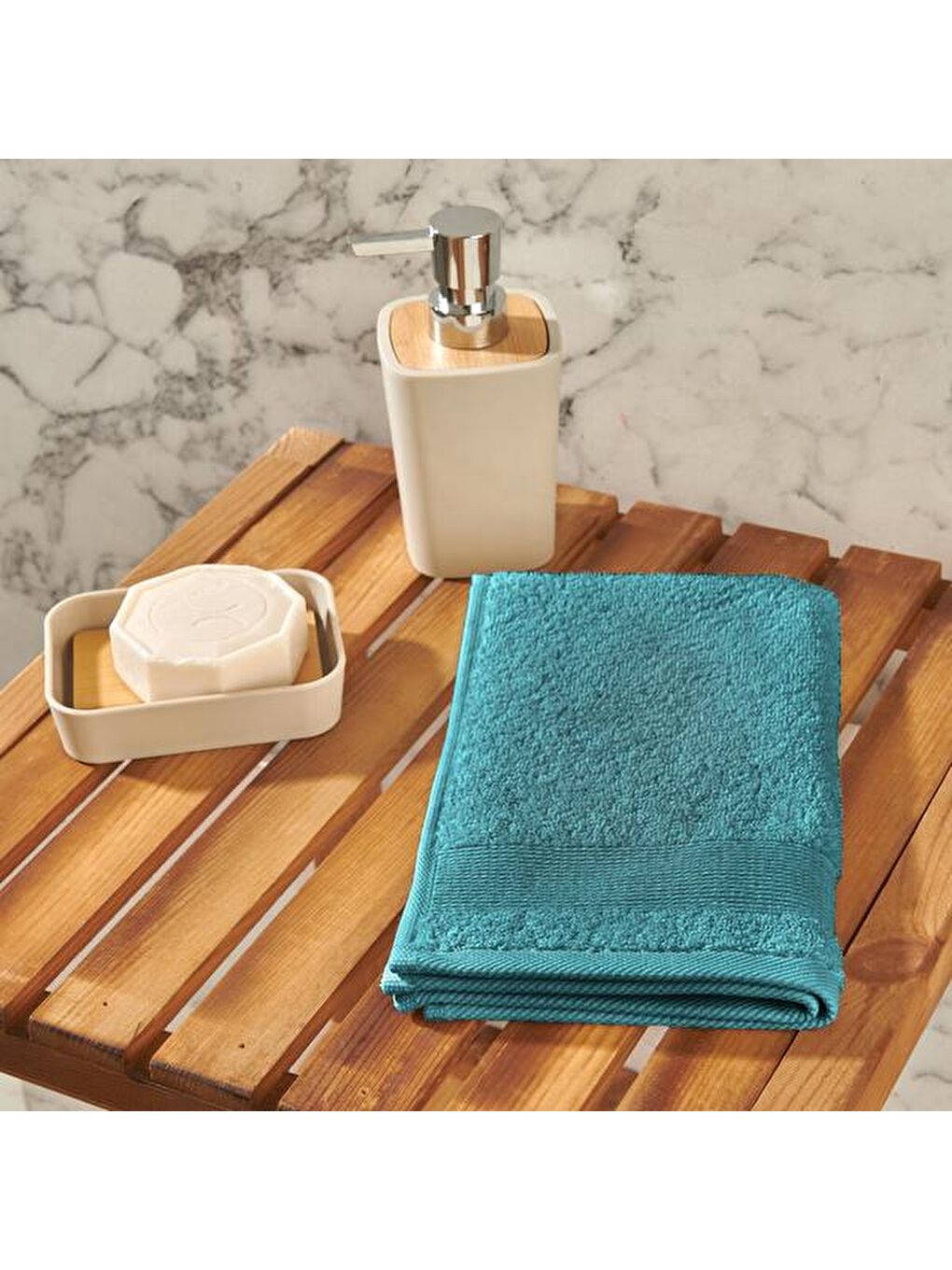 El Havlusu - Turkuaz - 30x50 cm