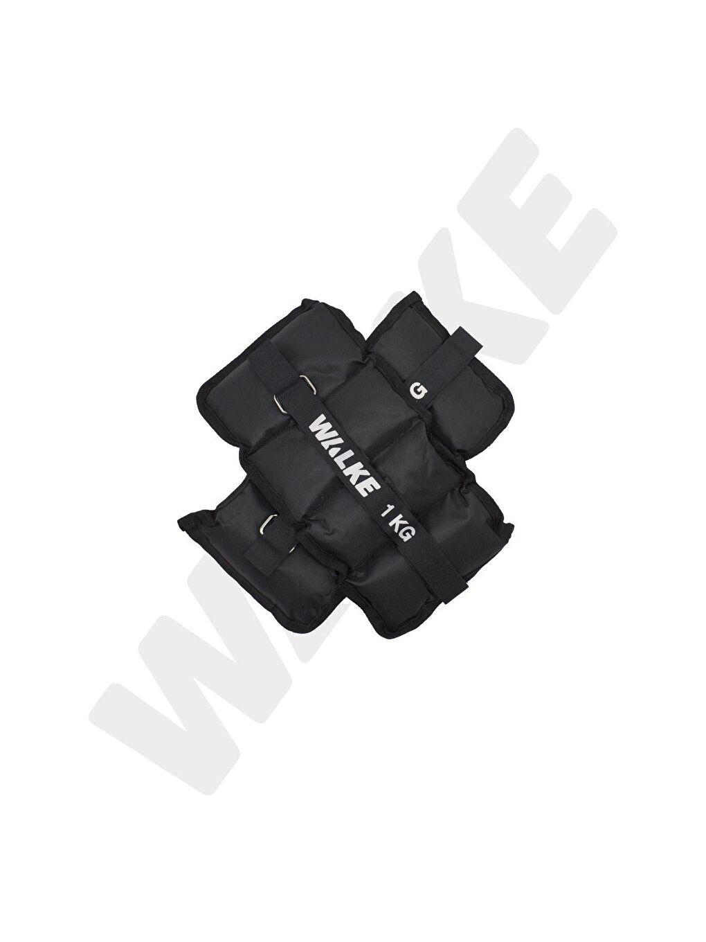 Siyah El Ayak Bilek Kas Güçlendirici Ağırlık Seti Kum Ağırlık Torbası 2 X 1 Kg