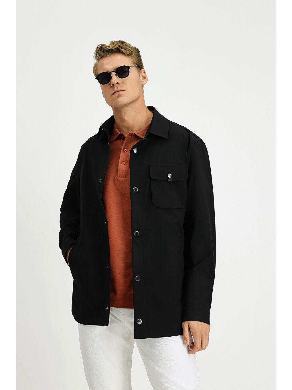 Siyah Spor Mevsimlik Mont-2