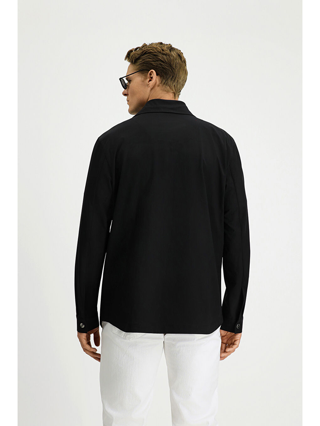 Siyah Spor Mevsimlik Mont-3