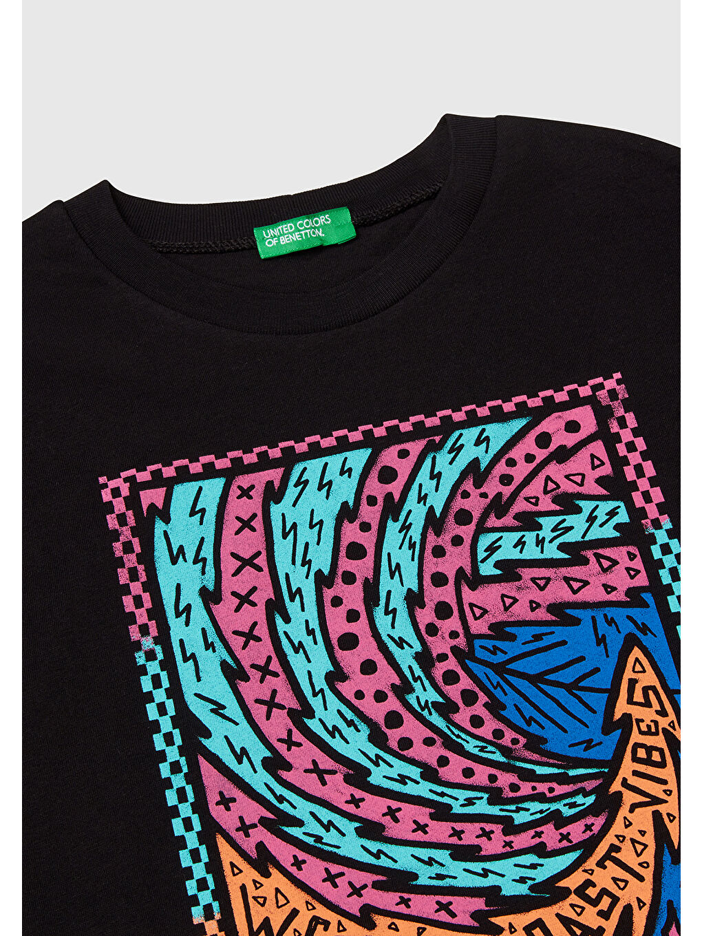 Erkek Çocuk Siyah Slogan Baskılı T-Shirt-2