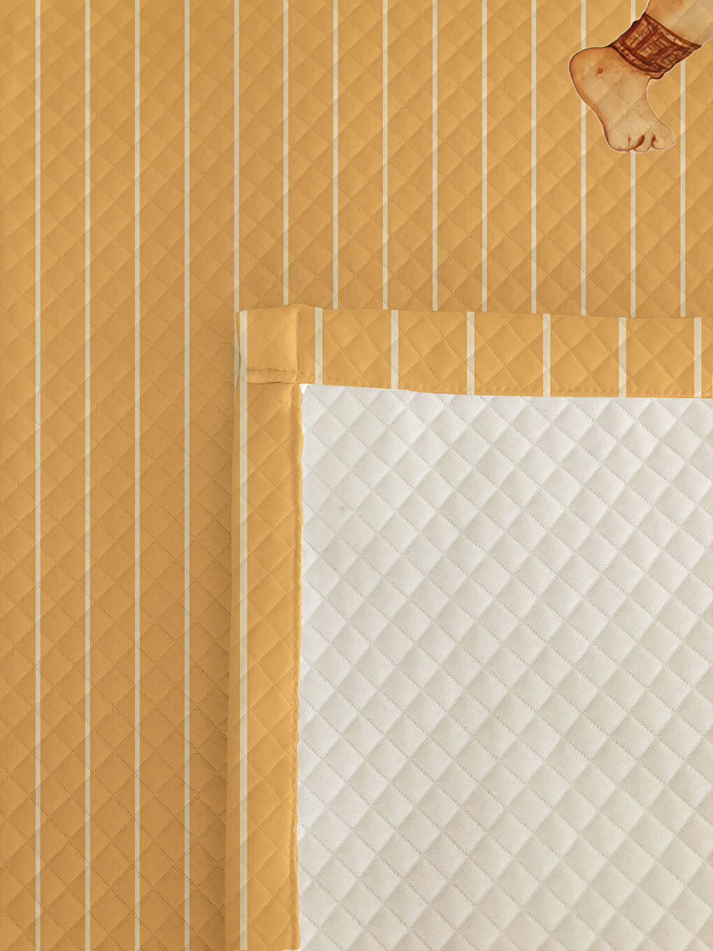 Karışık Kız Desenli Çocuk Pike Takımı - 160x220 Cm Pike 50x70 Cm Yastık Kılıfı-1