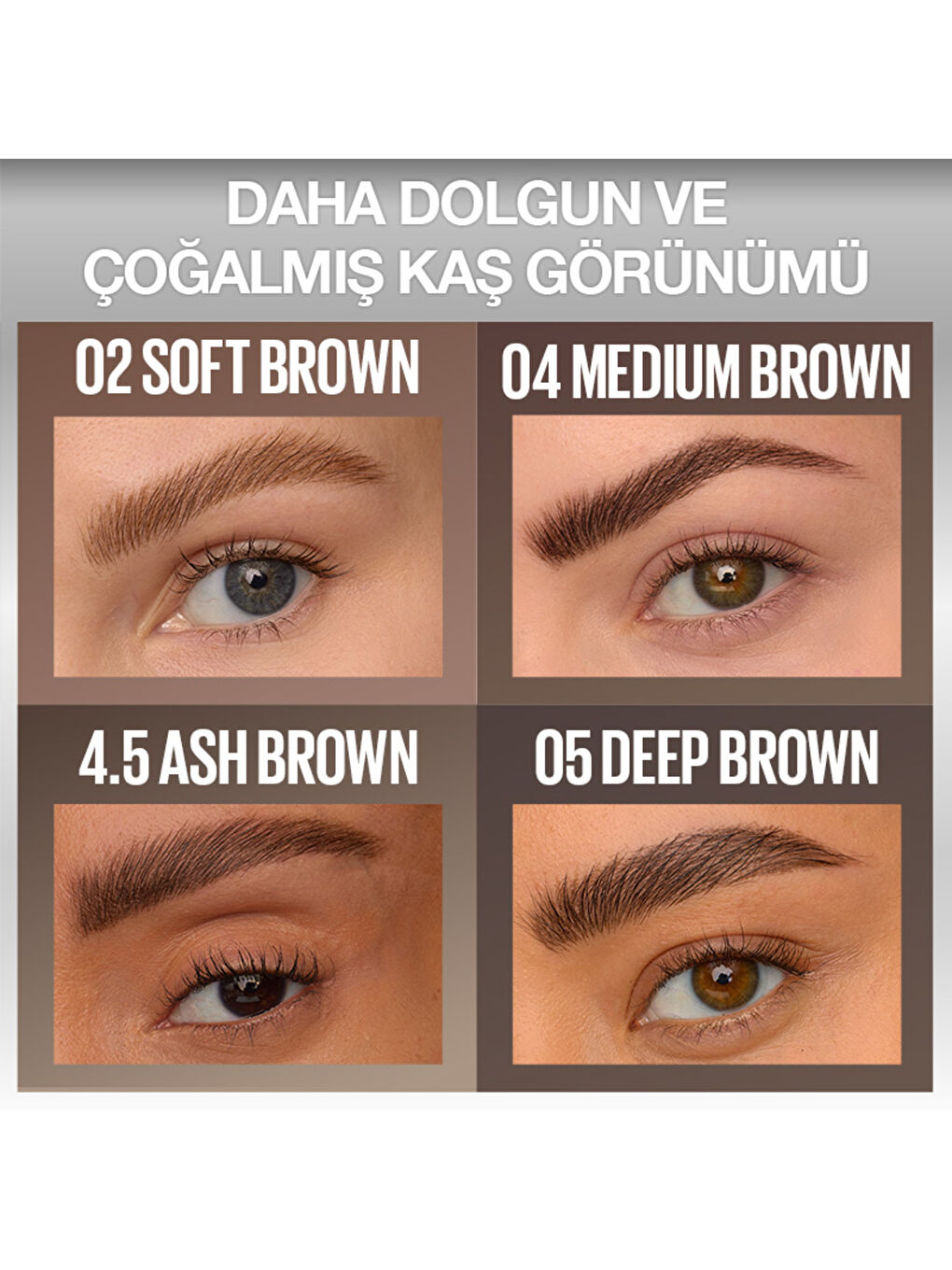 Brow Insert Çift Uçlu Kaş Kalemi – 02 Soft Brown-3