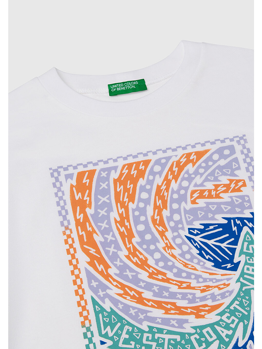 Erkek Çocuk Beyaz Slogan Baskılı T-Shirt-2