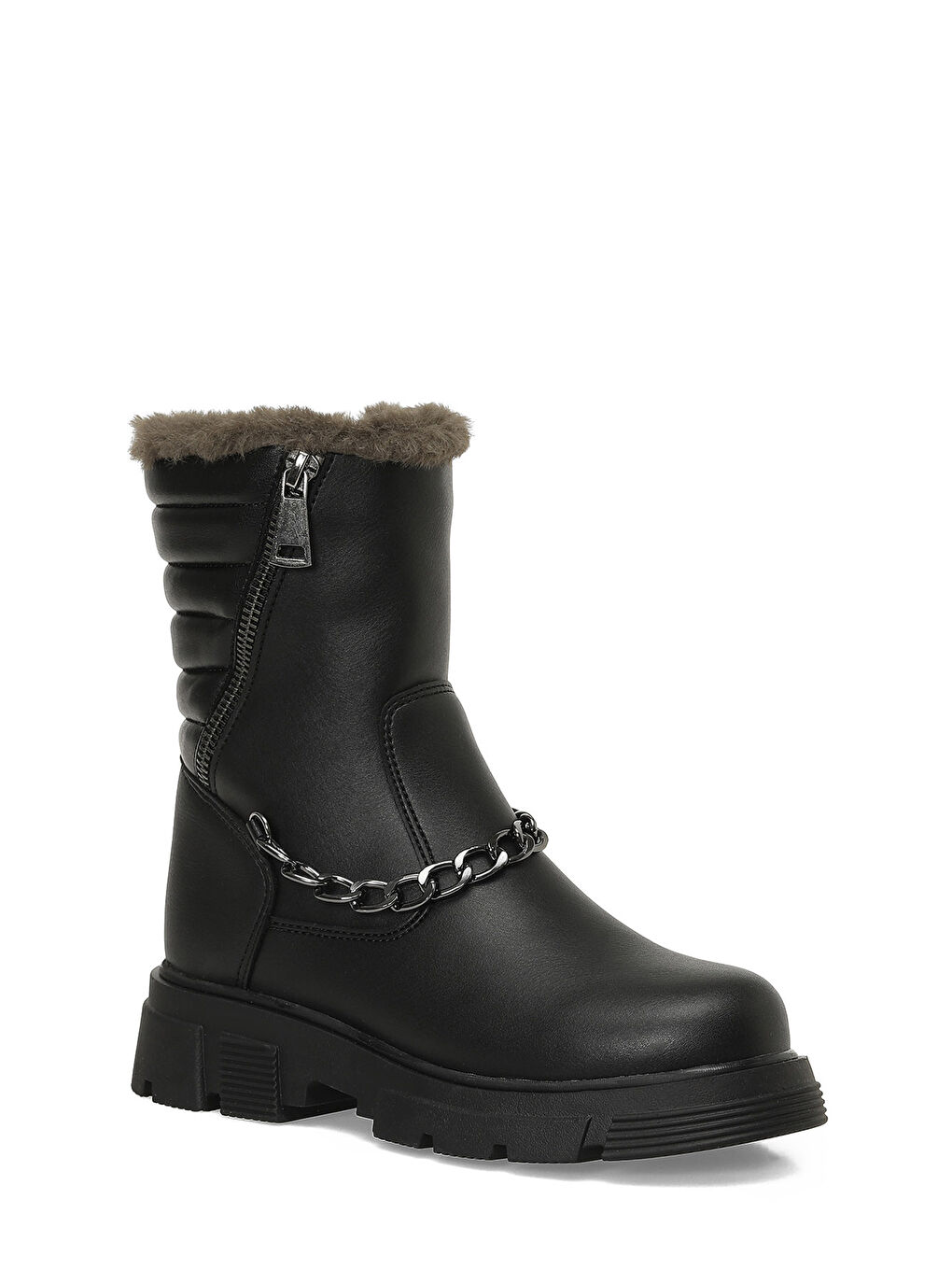 PRAN F 5PR Siyah Kız Çocuk Çizme-1