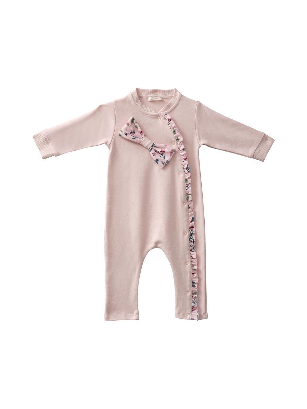 Kız Bebek Fiyonklu Tulum - Pembe-2