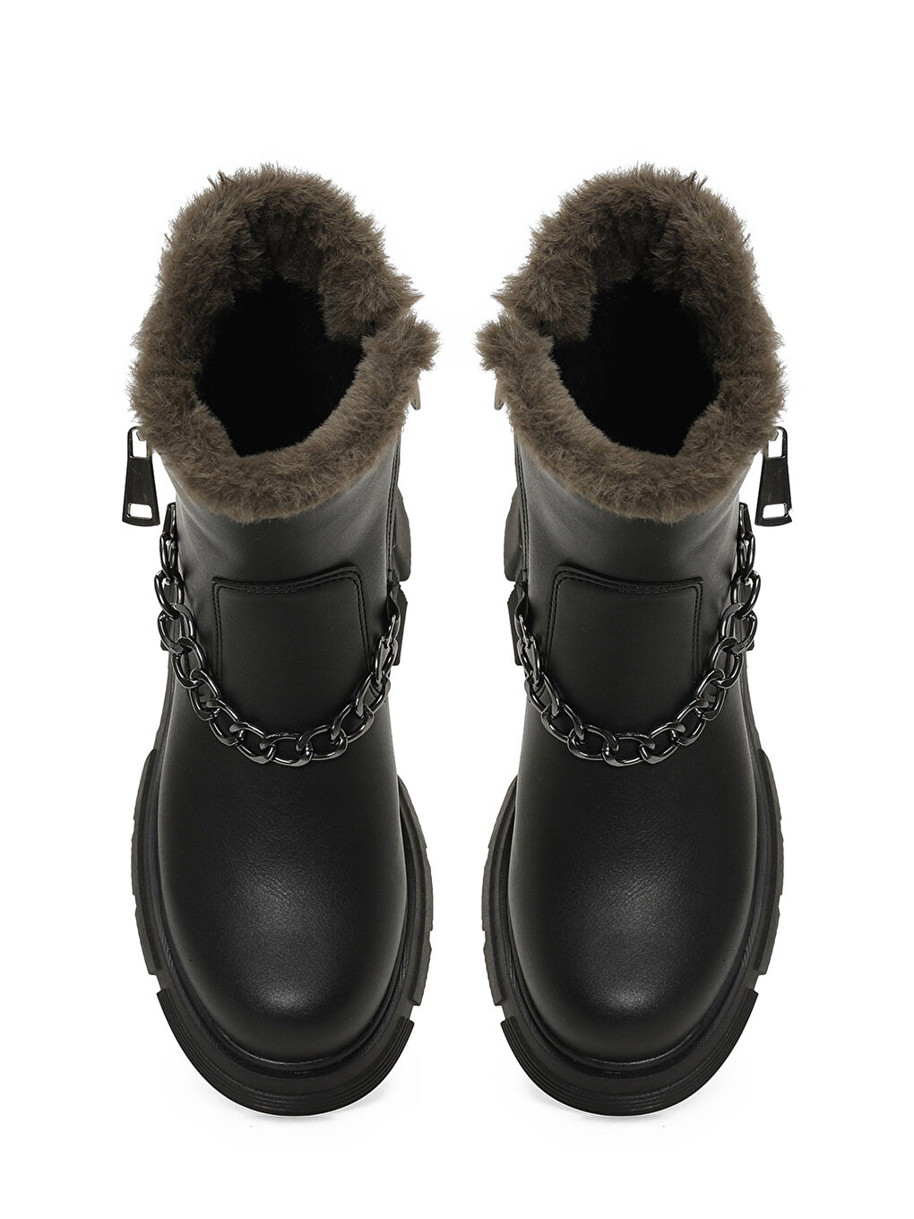 PRAN F 5PR Siyah Kız Çocuk Çizme-3