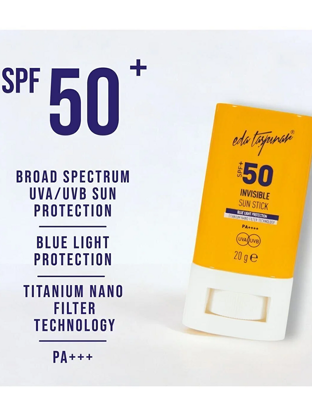 SPF 50+ Invisible Güneş Korucu Face Stick (EGY0032)-3
