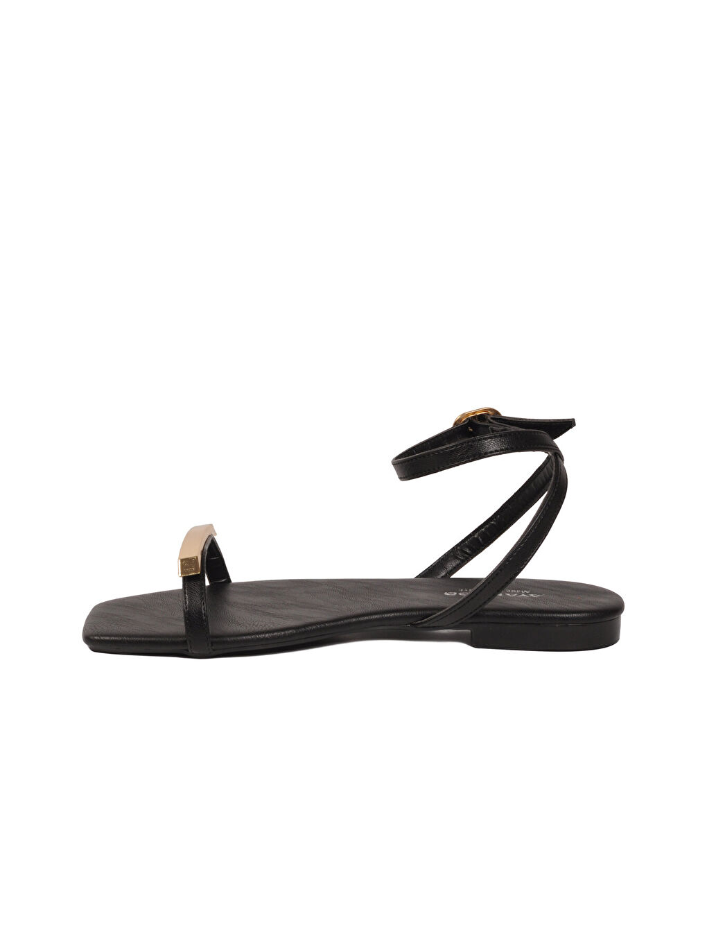 Siyah Hafif İnce Tabanlı Kadın Sandalet 513106 Z-3