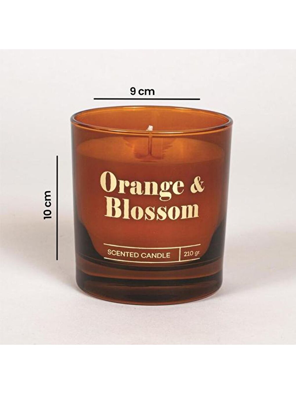 Orange Blossom Kokulu Mum - Turuncu - 200 gr-1