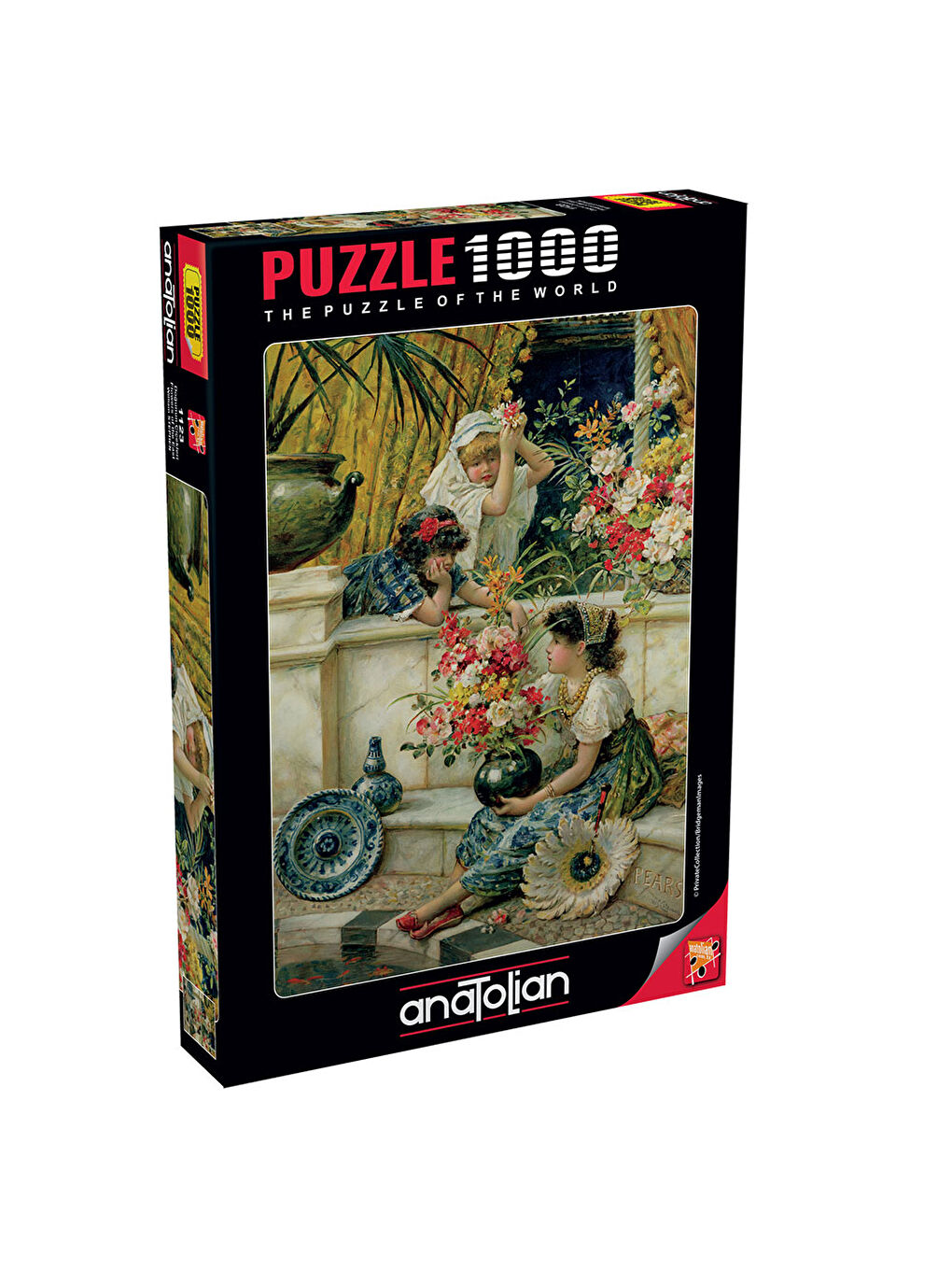 Anatolian Renksiz Puzzle 1000 Parça Doğunun Çiçekleri 1123