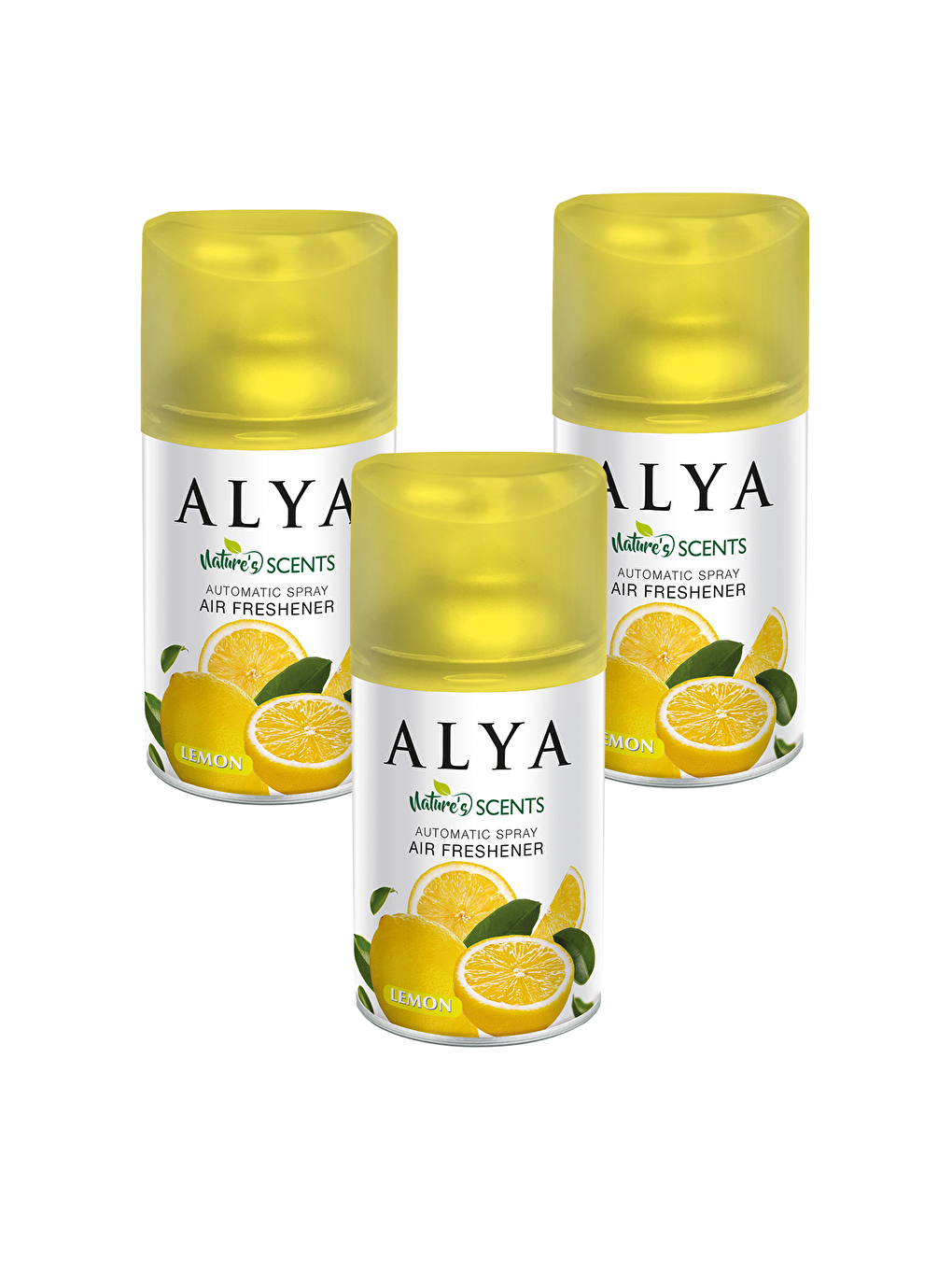 Alya Karışık Nature's Scents Lemon- Limon Oda Kokusu Yedek Makine Spreyi 250 ml x3 adet