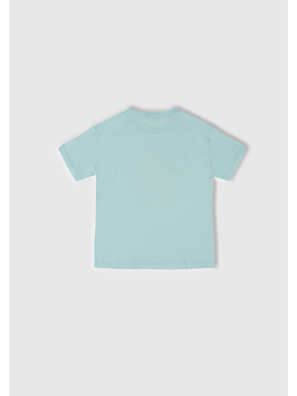 Erkek Çocuk Turkuaz Slogan Baskılı T-Shirt-2