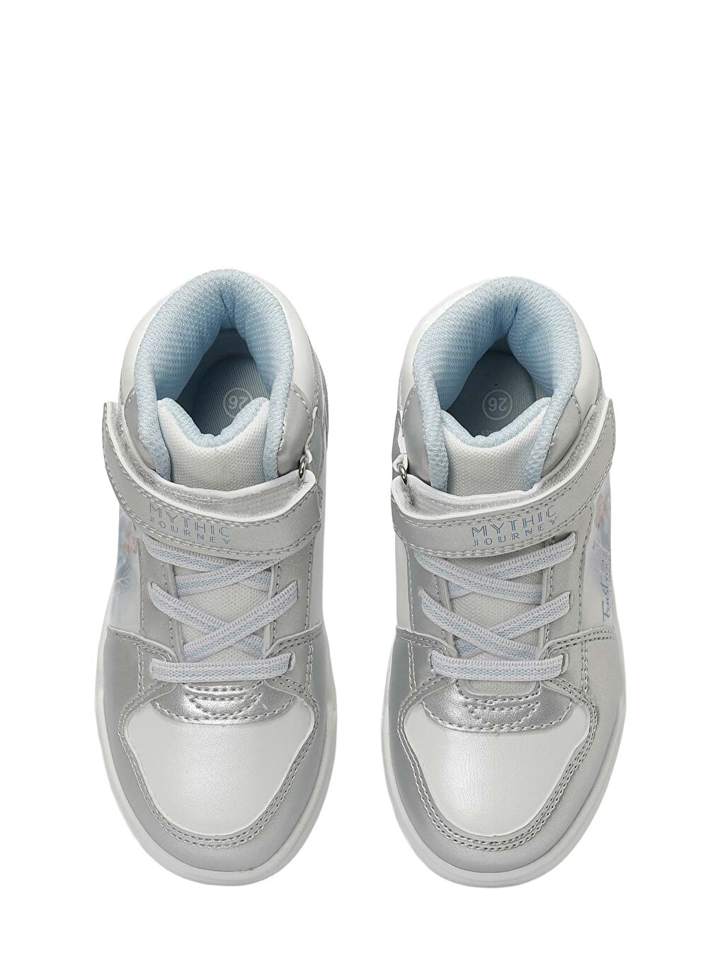 Gri ARENDELLE-INT 5PR Gümüş Kız Çocuk High Sneaker-3