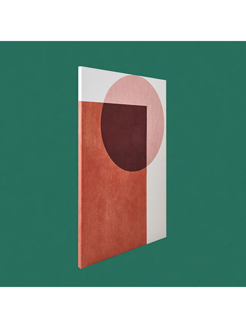 Deco Earthy Hues Kanvas Tablo - Kahverengi - 75x100 cm-1