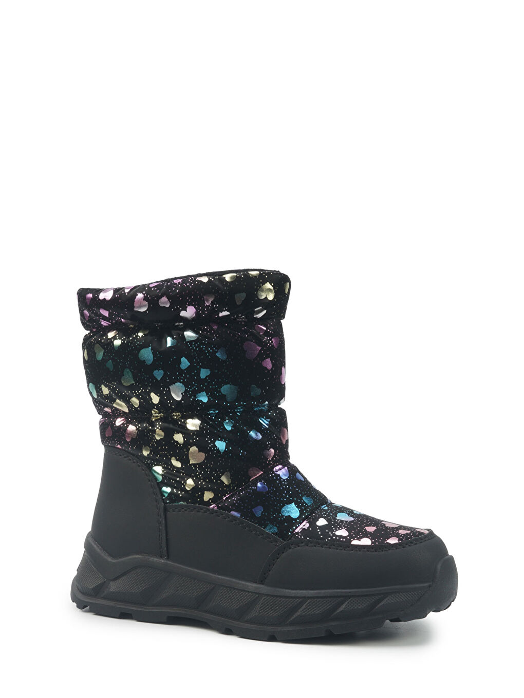 NABAT.F5PR Siyah Kız Çocuk Çizme-1