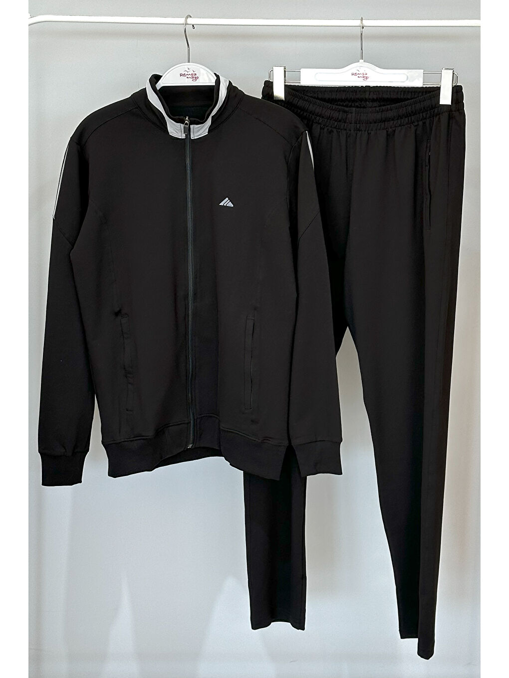 Erkek Elastanlı Penye Eşofman Takımı 3715 Siyah
